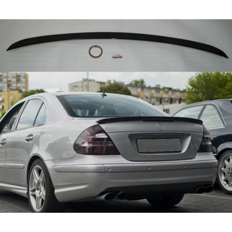 ALERON MERCEDES BENZ CLASE E W211 SEDAN DESDE 2002 A 2009 NEGRO BRILLO SPOILER