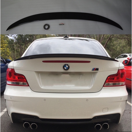ALERON BMW SERIE 1 E82 COUPE DESDE 2006 A 2013 ALERÓN NEGRO BRILLO SPOILER