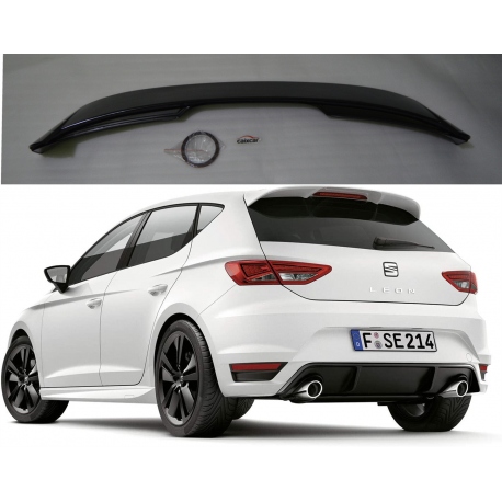 ALERON SEAT LEON 5F DESDE 2012 A 2020 ALERÓN NEGRO BRILLO SPOILER