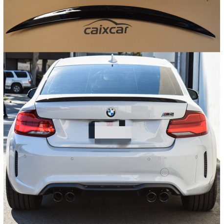 ALERÓN BMW SERIE 2 F22 F87 DESDE 2013- NEGRO BRILLO SPOILER