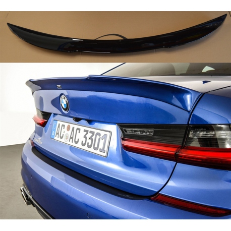 ALERÓN TRASERO BMW SERIE 3 G20 SEDÁN AC NEGRO BRILLO 2018-