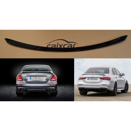 Aleron Mercedes Benz Clase E W213 E63 2016-2023 negro brillo