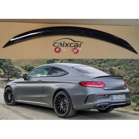 ALERÓN TRASERO C COUPE C205 C63S NEGRO BRILLO SPOILER