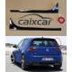ALERON LATERAL VW GOLF 7 GOLF VI VII PUERTAS ALERÓN NEGRO BRILLO SPOILER