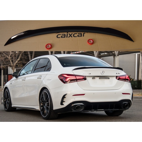 ALERON MERCEDES BENZ CLASE A W177 DESDE 2018 NEGRO BRILLO SPOILER