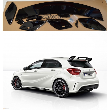 ALERON MERCEDES BENZ CLASE A W176 2013-2018 NEGRO BRILLO SPOILER