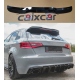 ALERÓN TRASERO AUDI A3 S3 8V SPORTBACK NEGRO BRILLO