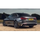 Aleron Audi A4 S4 B9 sedan 2016 - 2022 negro brillo spoiler