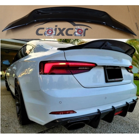 Aleron Audi A5 B9 SPORTBACK 2016 - 2022 negro brillo