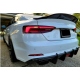 Aleron Audi A5 B9 SPORTBACK 2016 - 2022 negro brillo