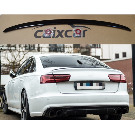 ALERON AUDI A6 C7 DESDE 2011 A 2018 ALERÓN NEGRO BRILLO SPOILER