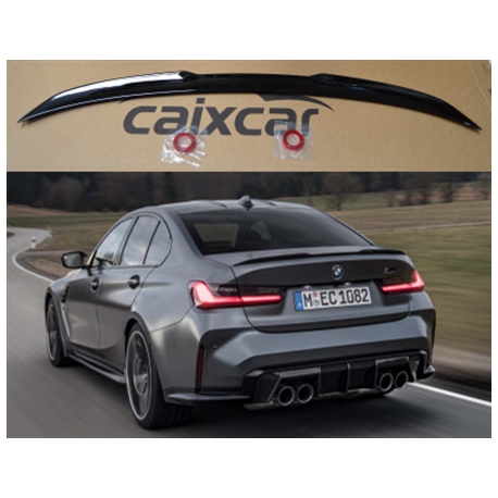 LERÓN TRASERO BMW SERIE 3 G20 SEDÁN AC NEGRO BRILLO 2018-