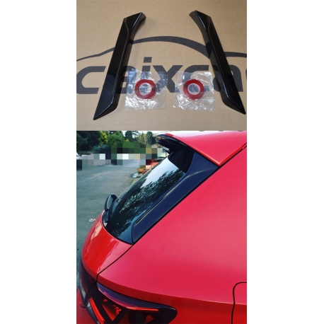 ALERON LATERAL SEAL LEON 5F 2012-2020 ALERÓN NEGRO BRILLO SPOILER