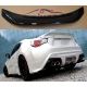 Aleron TOYOTA GT86 negro brillo spoiler