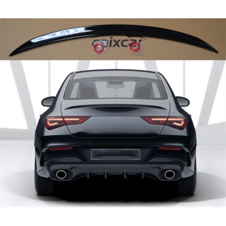 Aleron Mercedes Benz clase CLA C118 alerón negro brillo spoiler