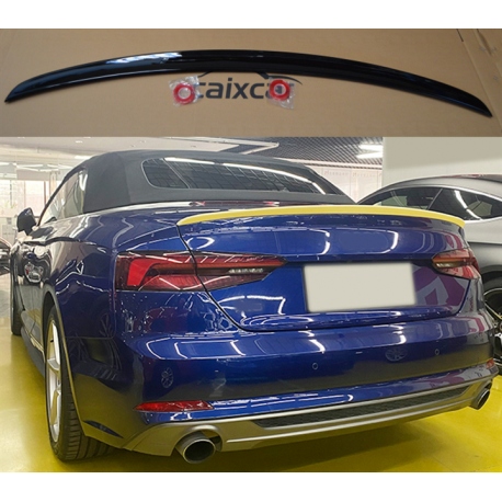 ALERON AUDI A5 B9 CABRIO DESDE 2017 ALERÓN NEGRO BRILLO SPOILER