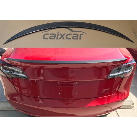 ALERÓN TRASERO TESLA MODEL 3 PERFORMANCE CARBONO
