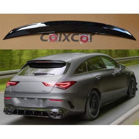 Aleron Mercedes Benz clase CLA Shooting Brake X118 DESDE 2019 alerón negro brillo spoiler