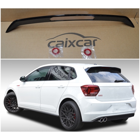 ALERON VW POLO VI AW 2017- ALERÓN NEGRO BRILLO SPOILER LOOK GTI
