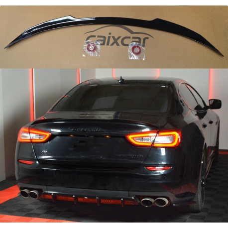 ALERON Maserati Quattroporte DESDE 2013 A 2023 ALERÓN NEGRO BRILLO SPOILER