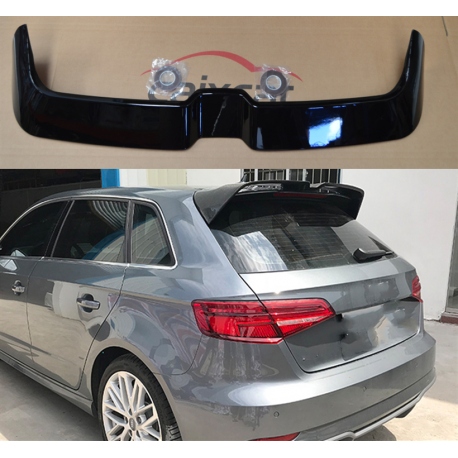 ALERÓN TRASERO AUDI A3  8V SPORTBACK NEGRO BRILLO