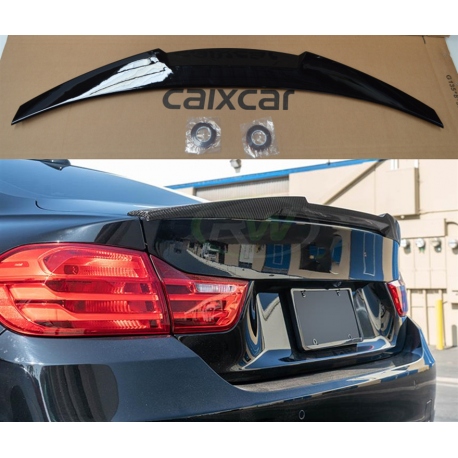 ALERÓN TRASERO BMW SERIE 4 F32 DF COUPE PERFORMANCE ALERON NEGRO BRILLO SPOILER