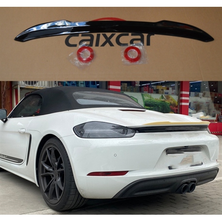 ALERON Porsche 718 Boxster DESDE 2016  ALERÓN NEGRO BRILLO SPOILER