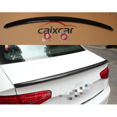 Aleron Audi A4 B8.5 sedan de 2012 a 2015 alerón negro brillo spoiler
