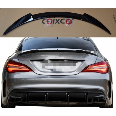 ALERÓN MERCEDES CLASE CLA C117 DESDE 2013-2018 NEGRO BRILLO SPOILER