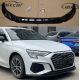 LABIO DELANTERO AUDI A3 8Y SEDÁN NEGRO BRILLO 2020-