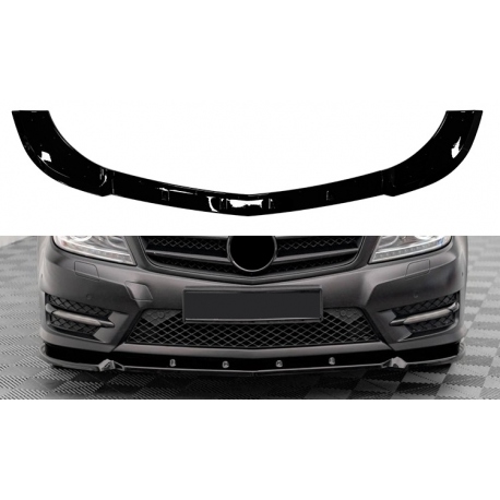 LABIO DELANTERO MERCEDES BENZ CLASE C W204 DESDE 2011 - 2014 FRONT SPLITTER LIP