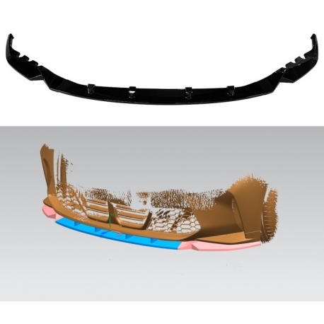 LABIO DELANTERO BMW M3 M4 G80 G82 DESDE 2020 FRONT SPLITTER LIP