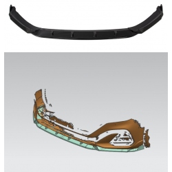 LABIO DELANTEROVW Arteon Coupe Shooting Brake DESDE 2020 FRONT SPLITTER LIP